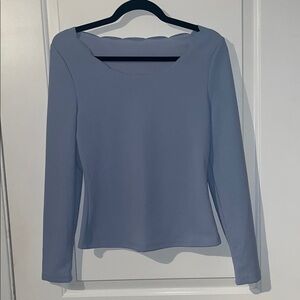Elegant Blue Women's Top